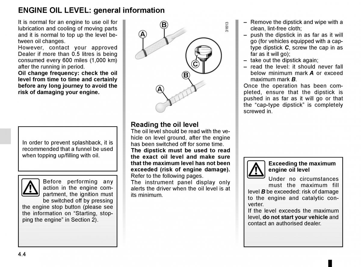 Renault Kadjar owners manual / page 218