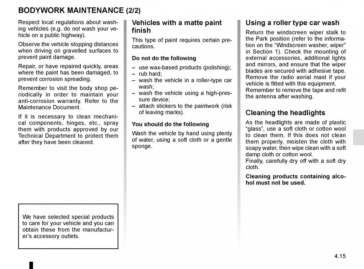 Renault Kadjar owners manual / page 229