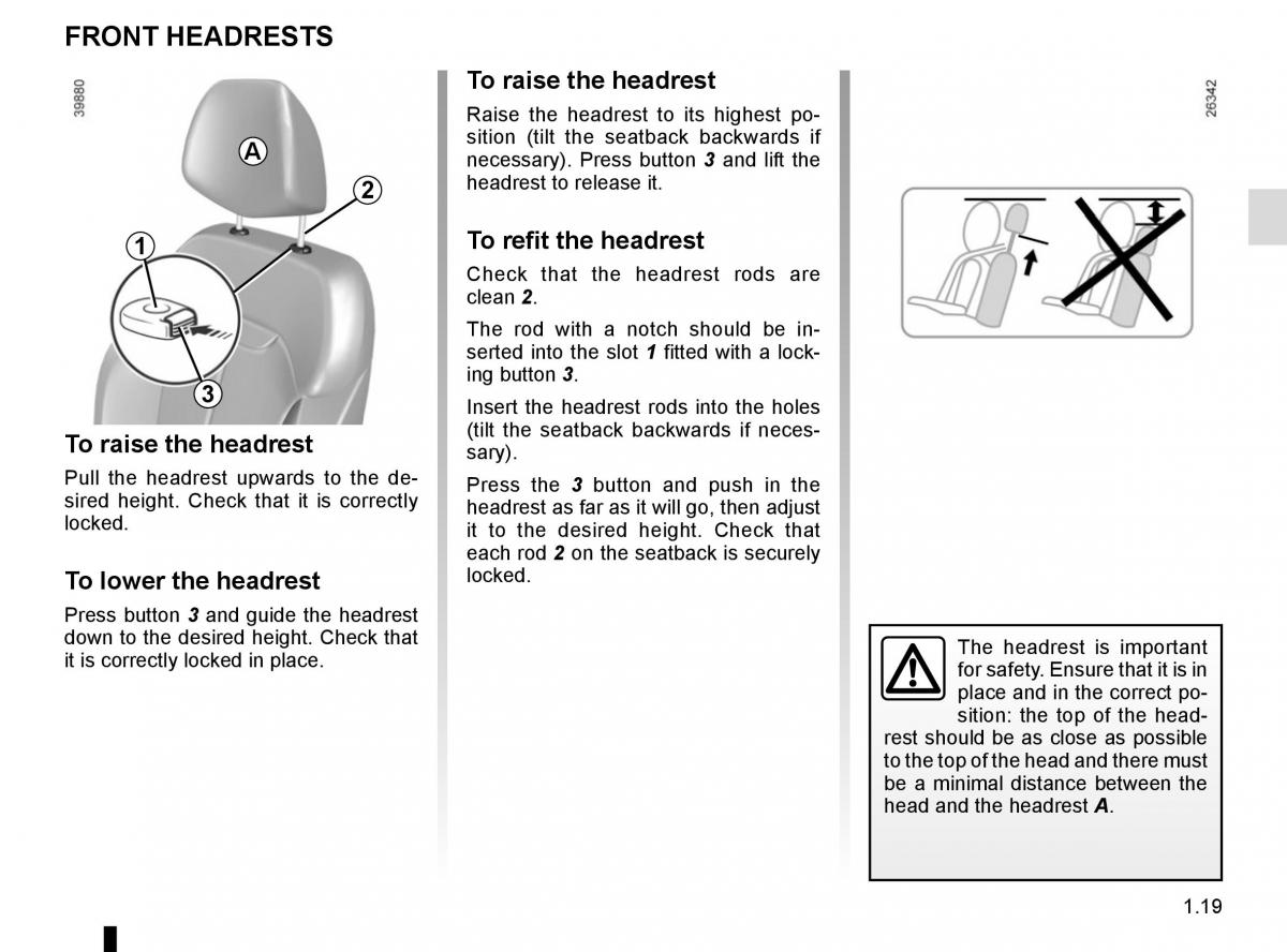 Renault Kadjar owners manual / page 25