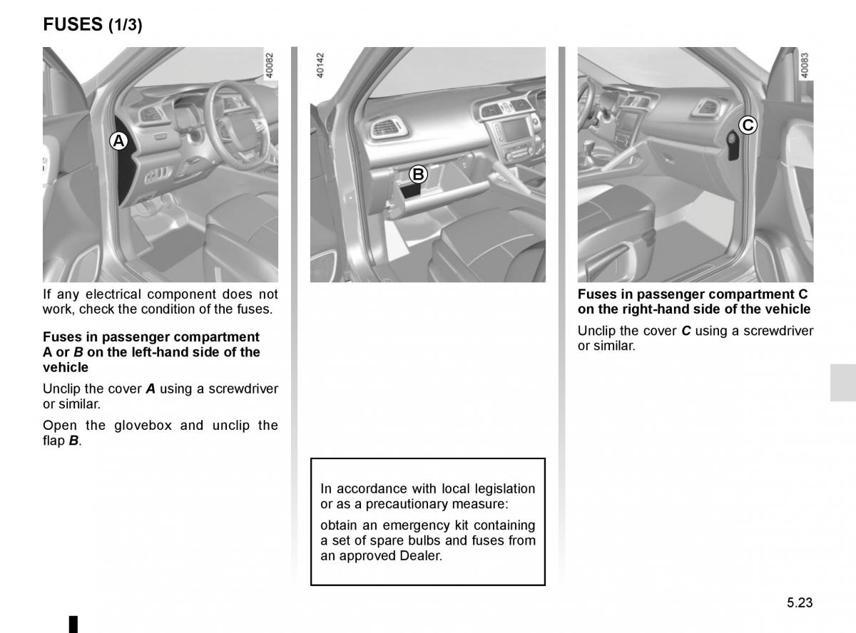 Renault Kadjar owners manual / page 255