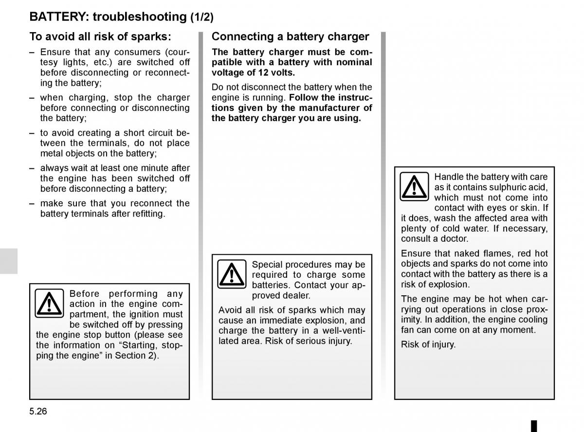 Renault Kadjar owners manual / page 258