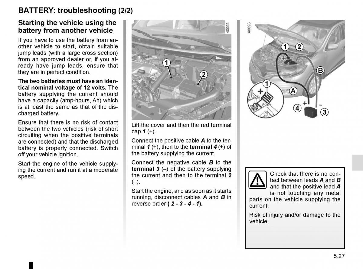 Renault Kadjar owners manual / page 259