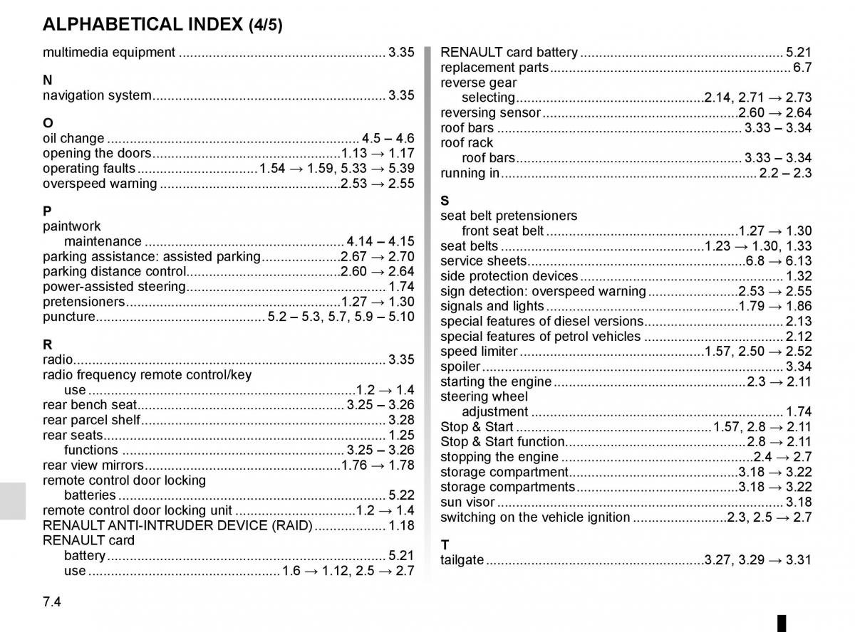 Renault Kadjar owners manual / page 294