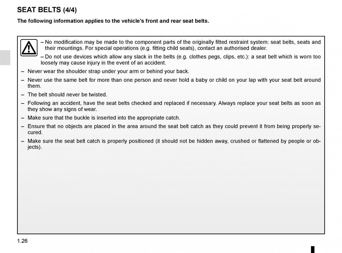 Renault Kadjar owners manual / page 32