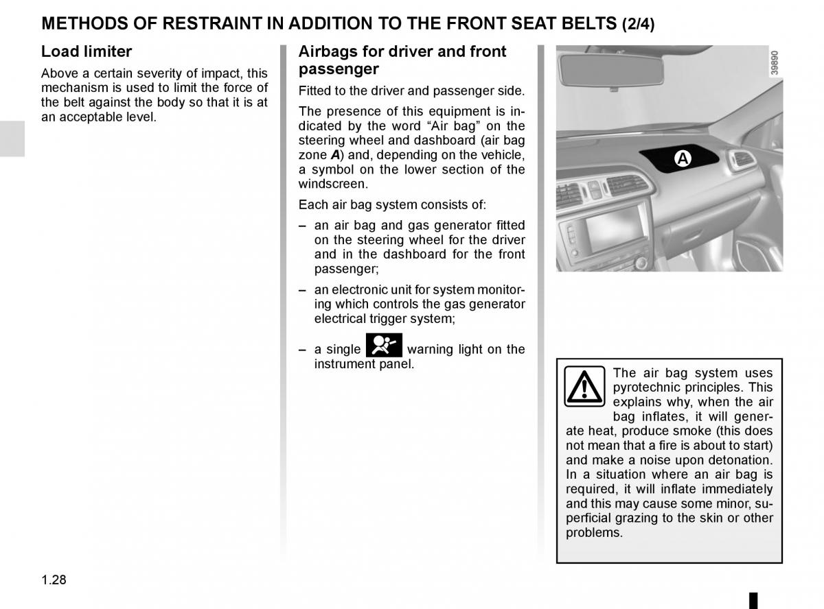 Renault Kadjar owners manual / page 34