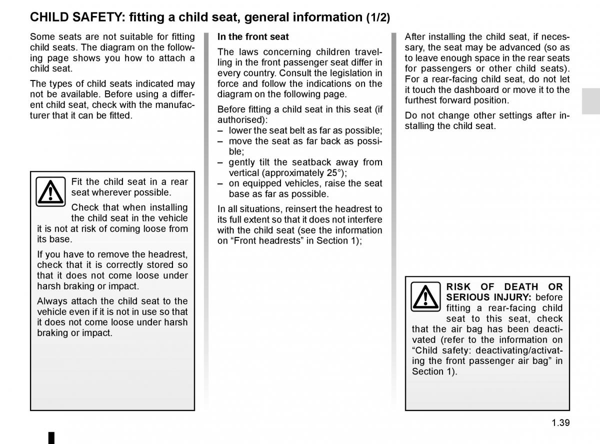 Renault Kadjar owners manual / page 45