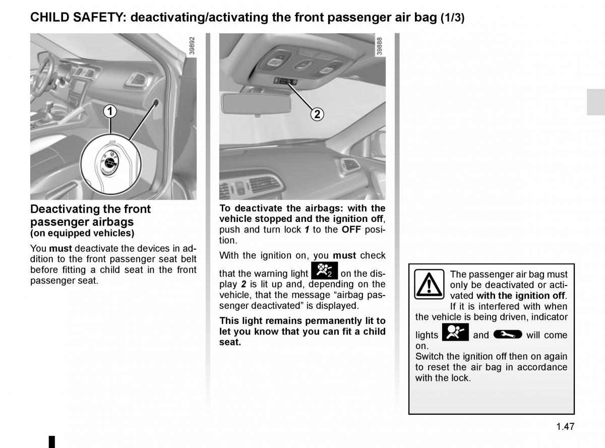 Renault Kadjar owners manual / page 53