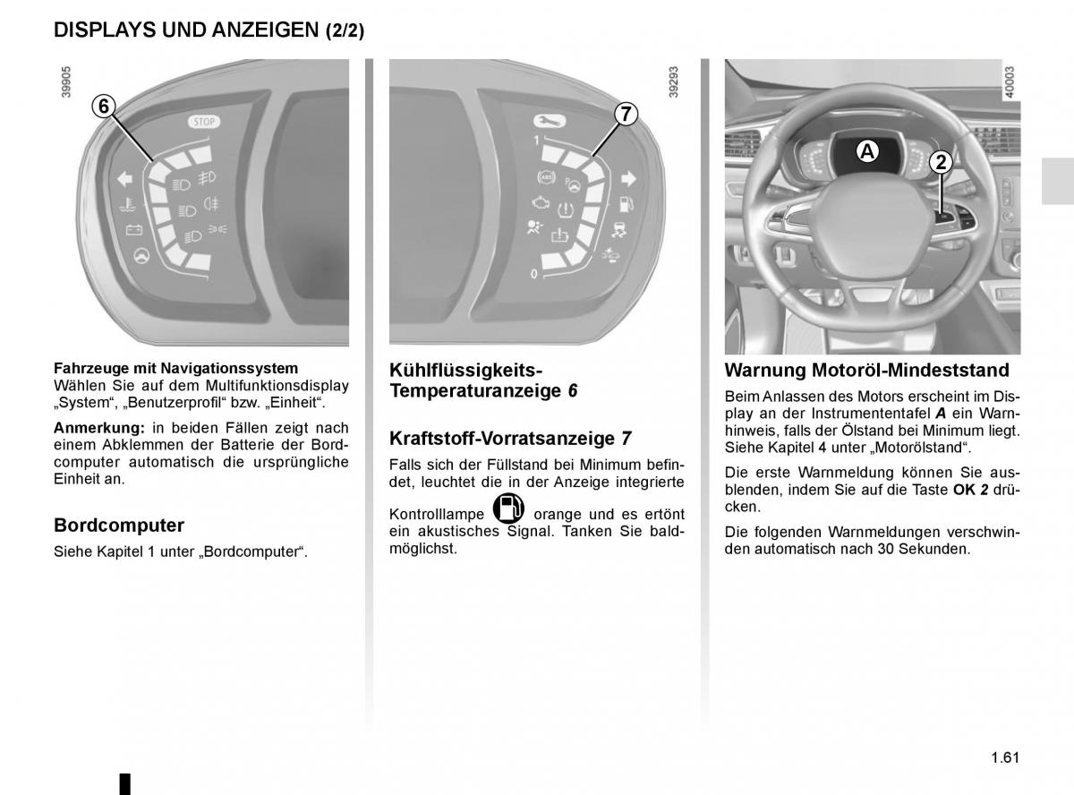 Renault Kadjar owners manual Handbuch / page 67