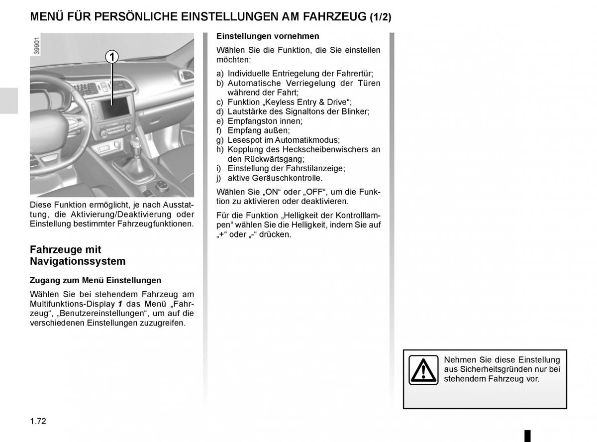 Renault Kadjar owners manual Handbuch / page 78