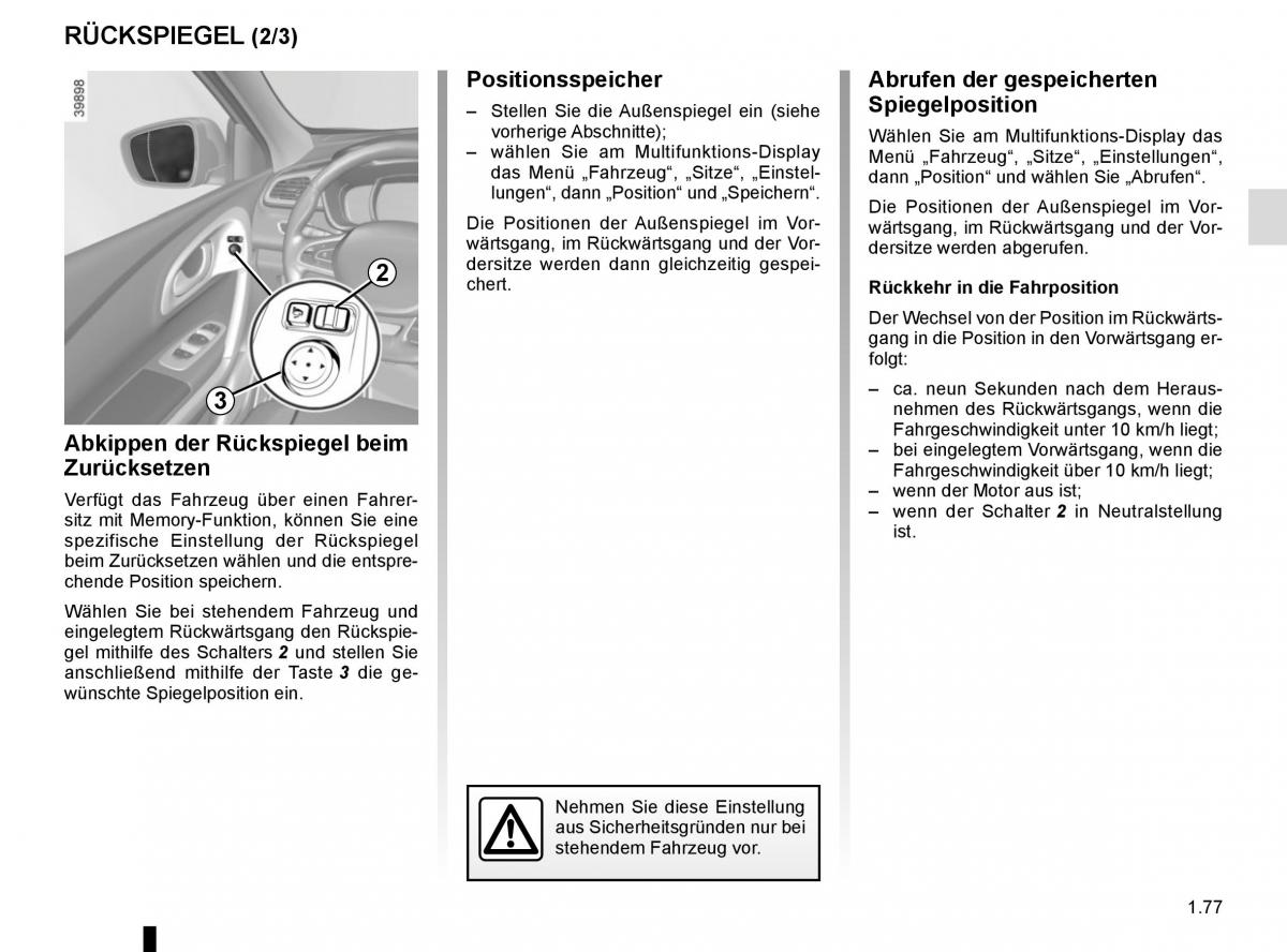 Renault Kadjar owners manual Handbuch / page 83