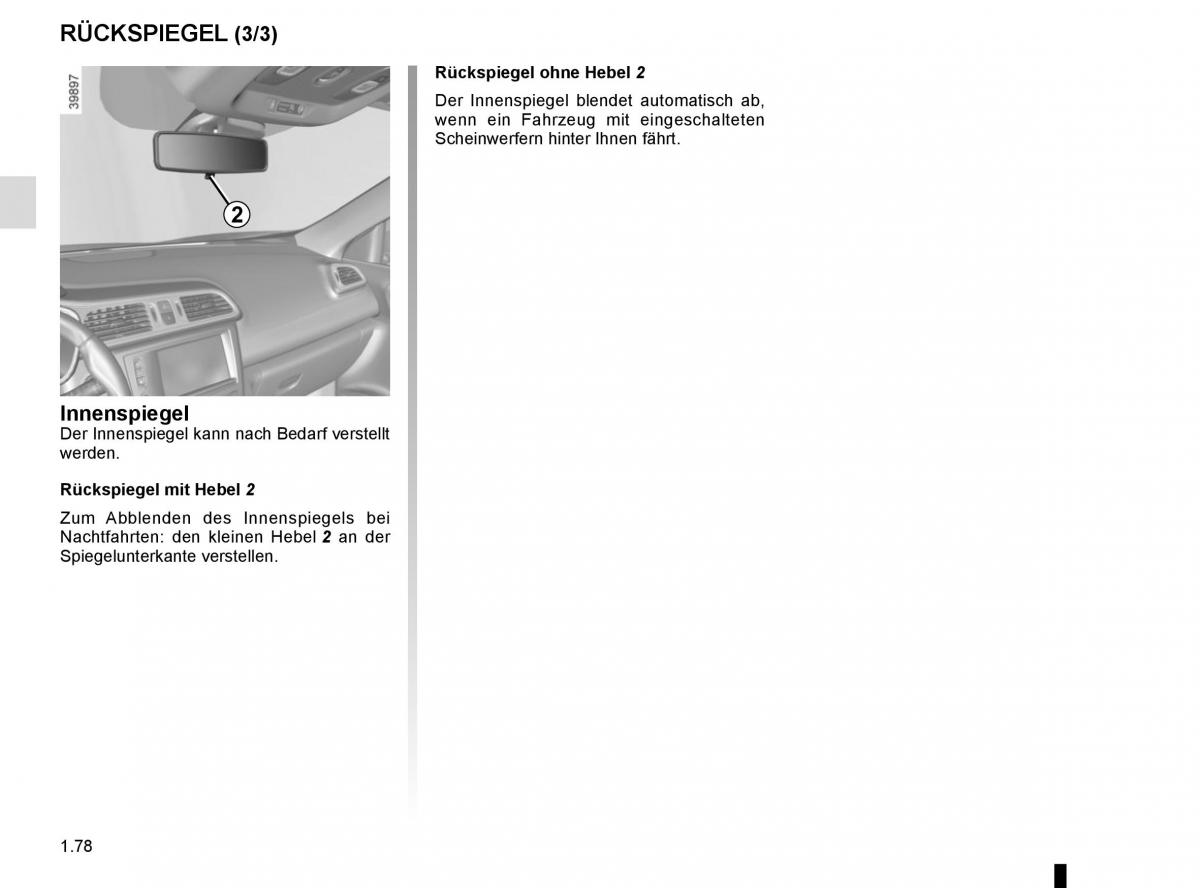 Renault Kadjar owners manual Handbuch / page 84