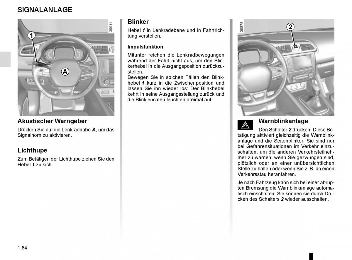 Renault Kadjar owners manual Handbuch / page 90