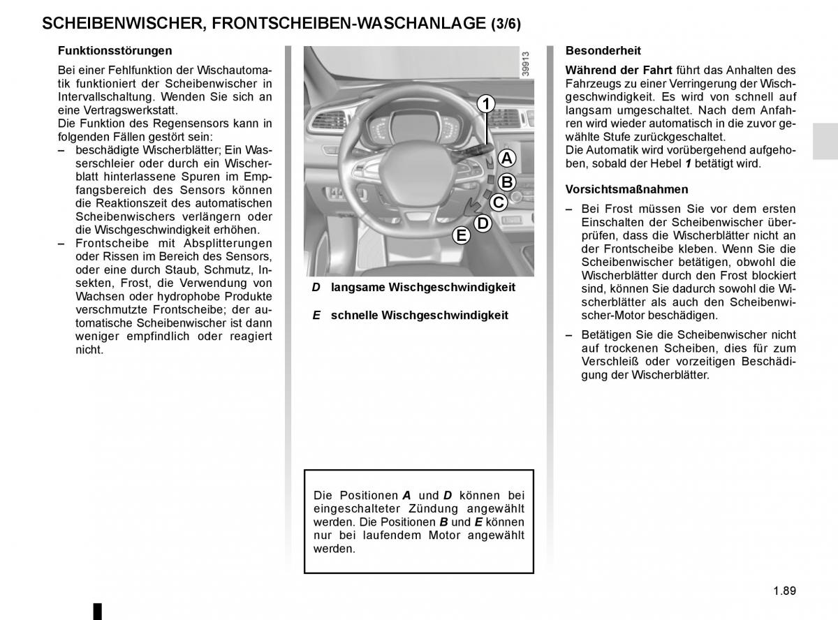 Renault Kadjar owners manual Handbuch / page 95