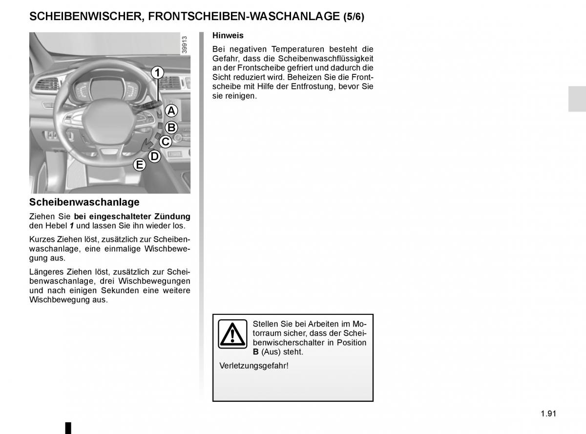 Renault Kadjar owners manual Handbuch / page 97