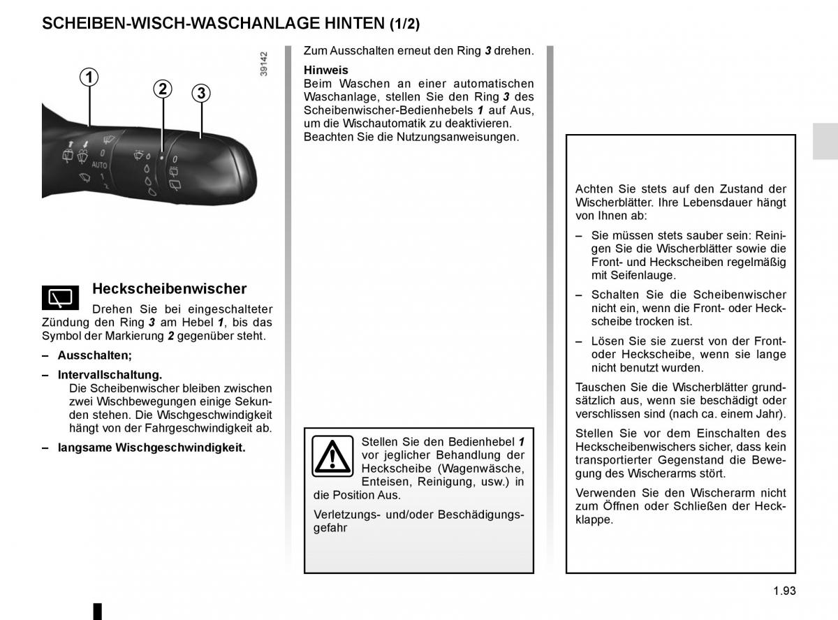 Renault Kadjar owners manual Handbuch / page 99