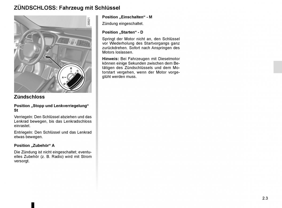 Renault Kadjar owners manual Handbuch / page 107