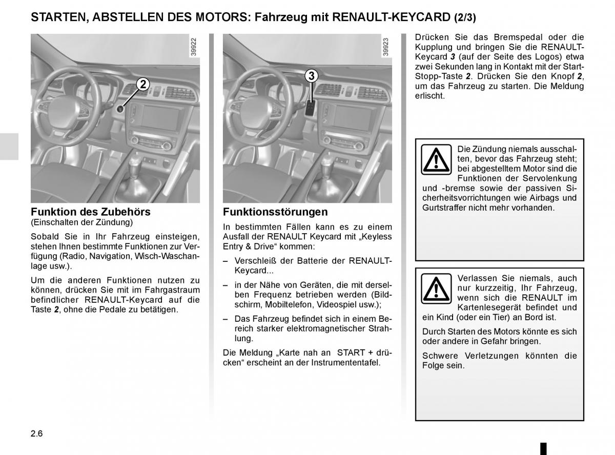 Renault Kadjar owners manual Handbuch / page 110