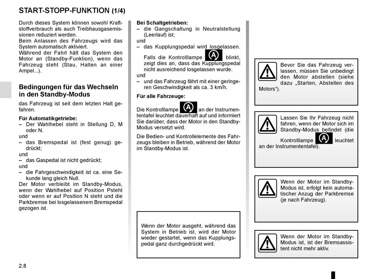 Renault Kadjar owners manual Handbuch / page 112