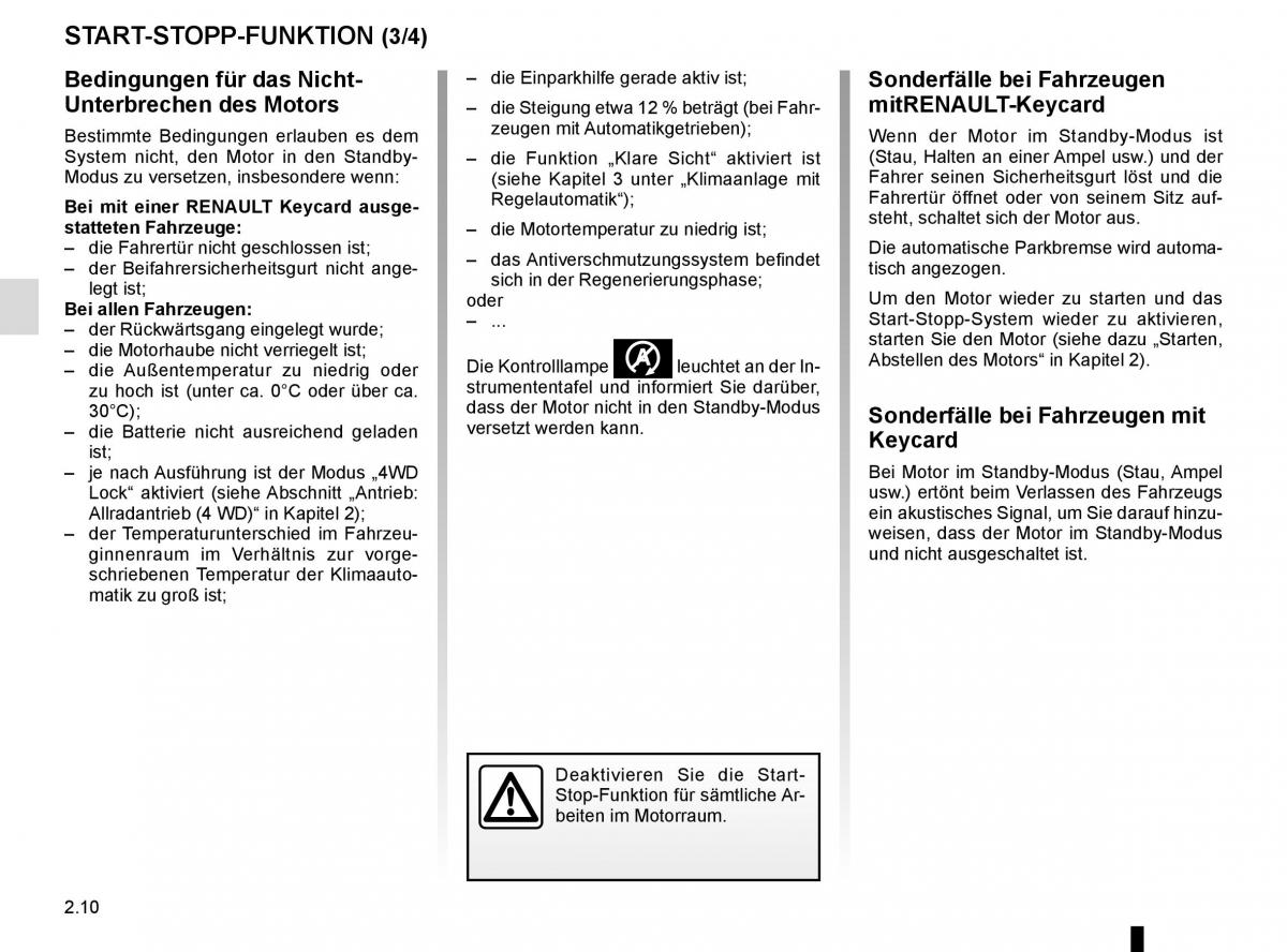 Renault Kadjar owners manual Handbuch / page 114