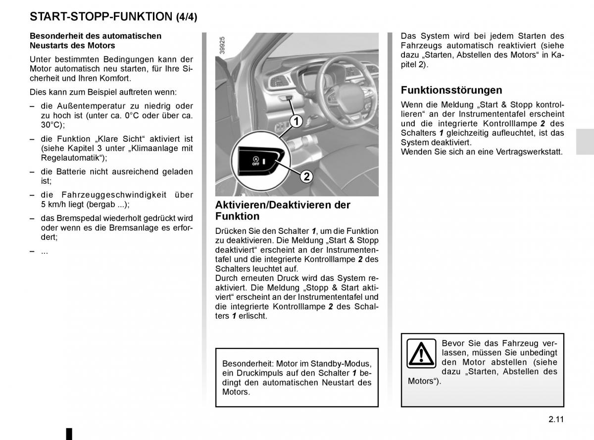 Renault Kadjar owners manual Handbuch / page 115