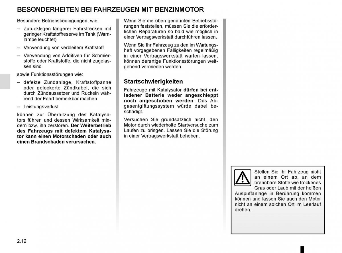 Renault Kadjar owners manual Handbuch / page 116