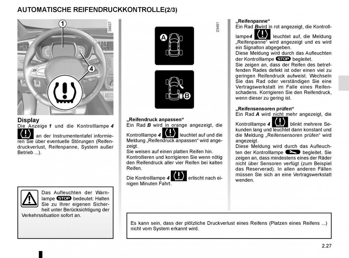 Renault Kadjar owners manual Handbuch / page 131