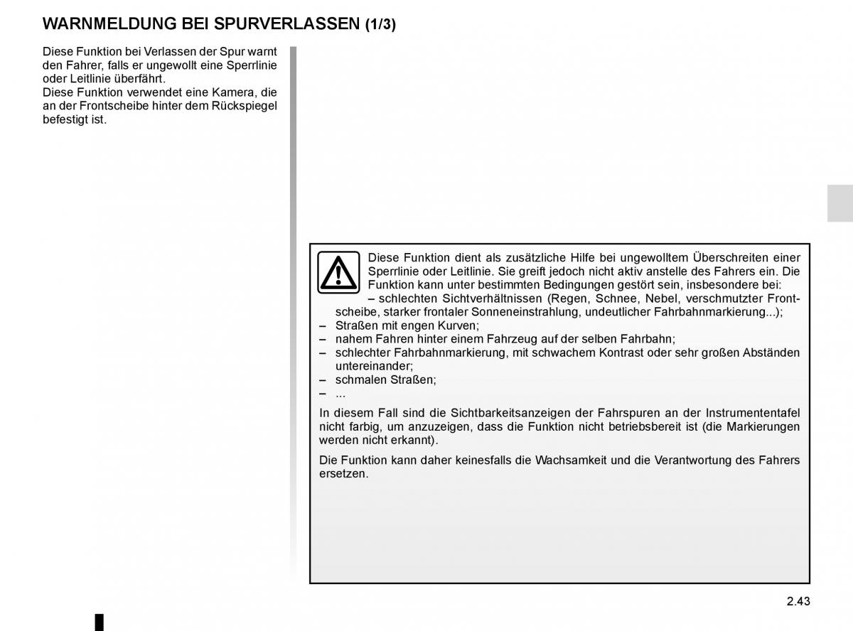 Renault Kadjar owners manual Handbuch / page 147