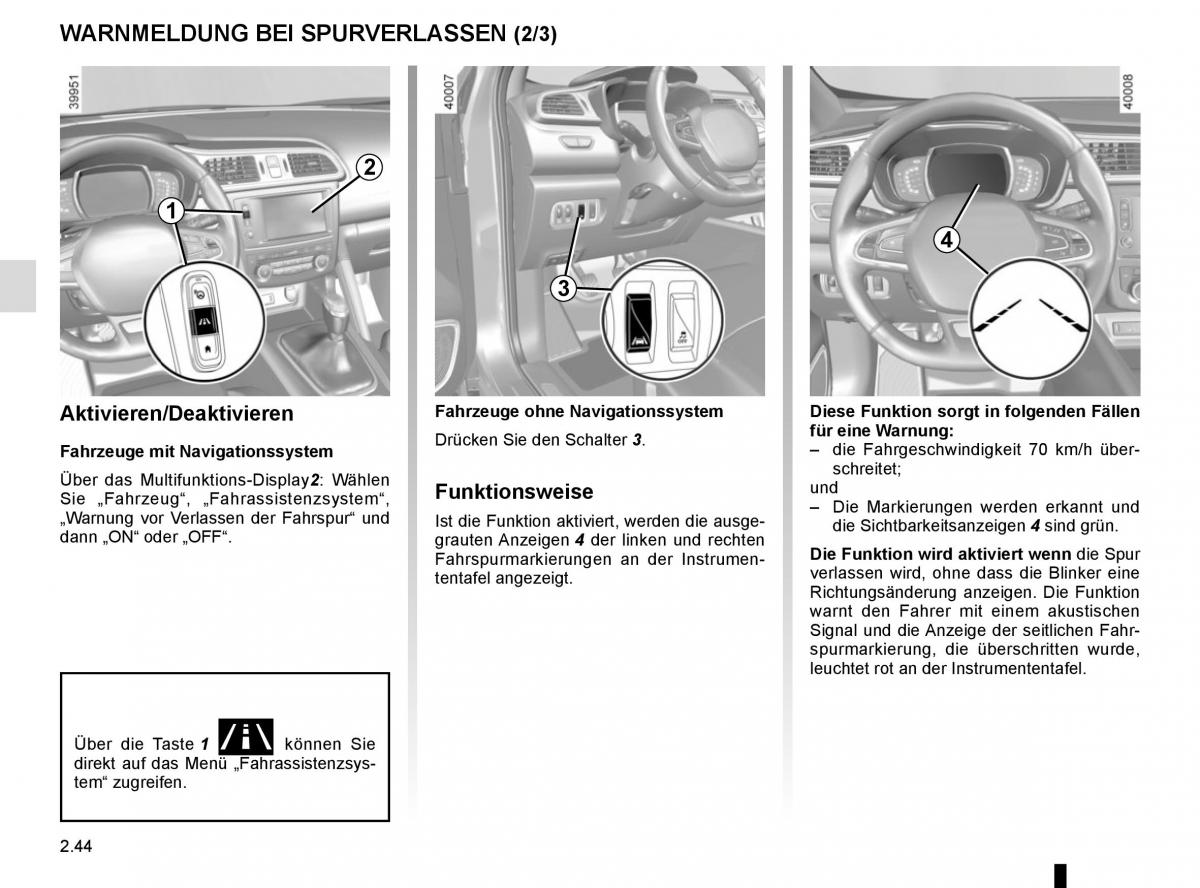 Renault Kadjar owners manual Handbuch / page 148