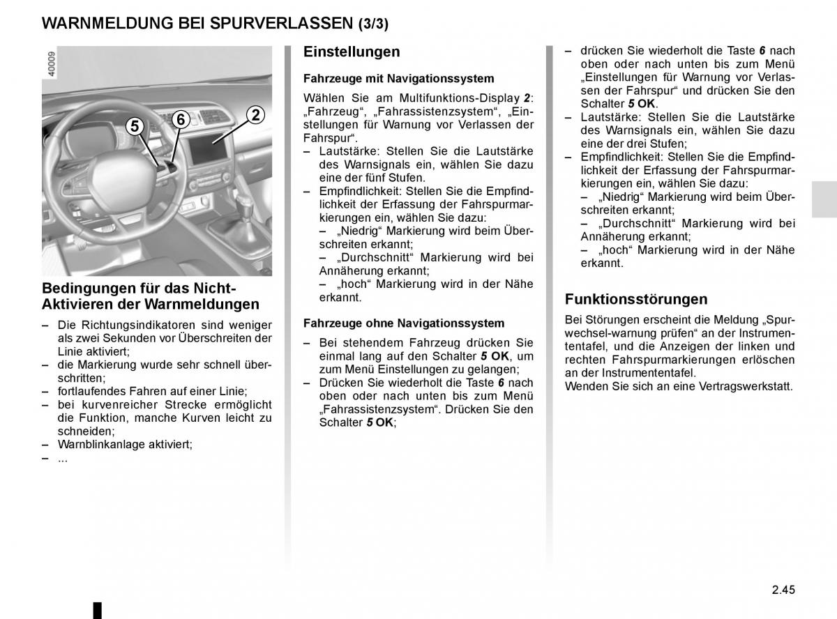 Renault Kadjar owners manual Handbuch / page 149