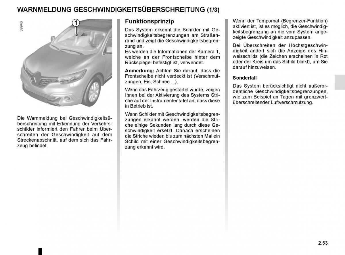 Renault Kadjar owners manual Handbuch / page 157