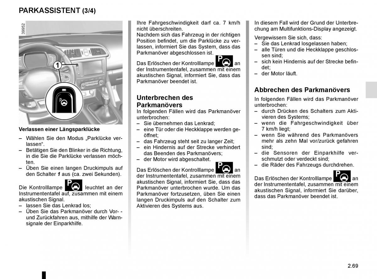 Renault Kadjar owners manual Handbuch / page 173