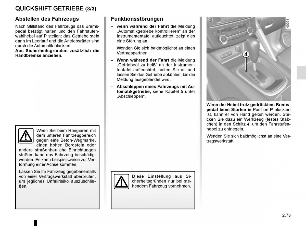 Renault Kadjar owners manual Handbuch / page 177