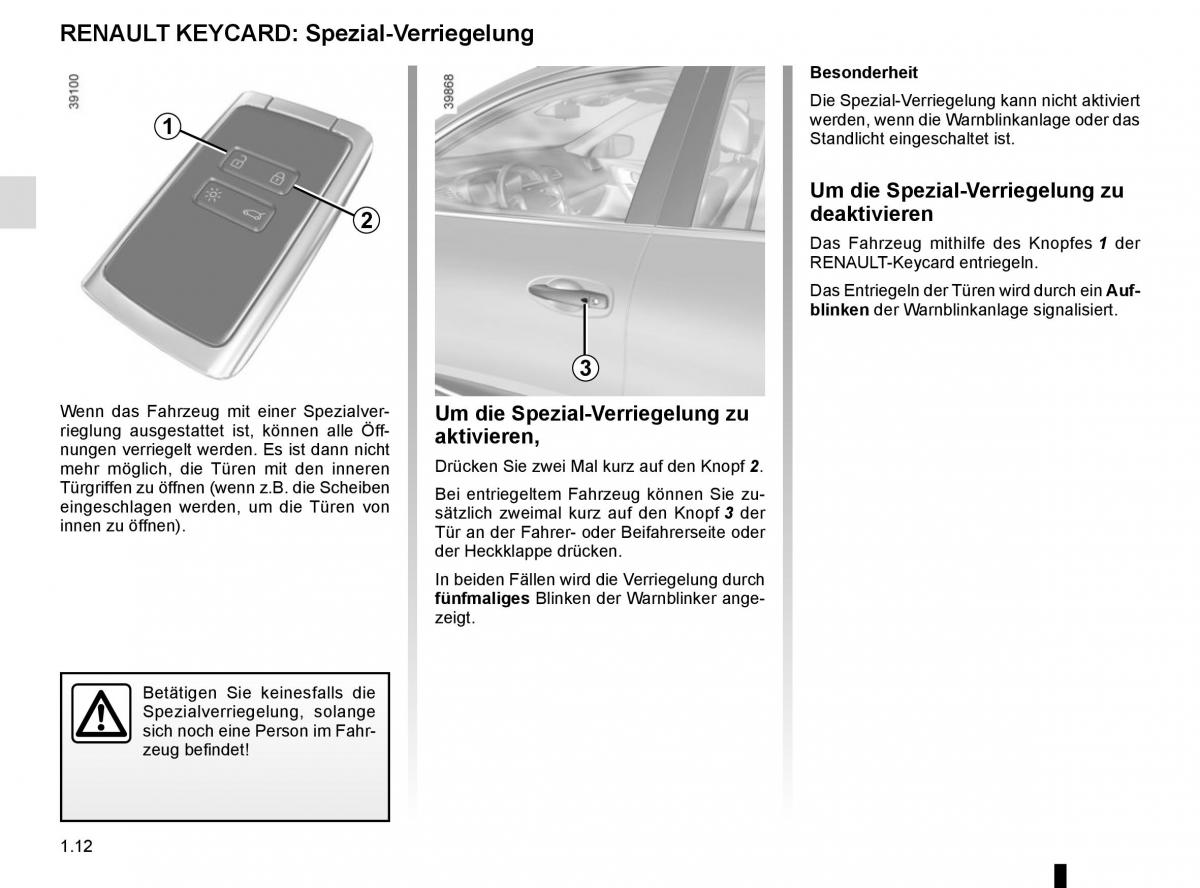 Renault Kadjar owners manual Handbuch / page 18