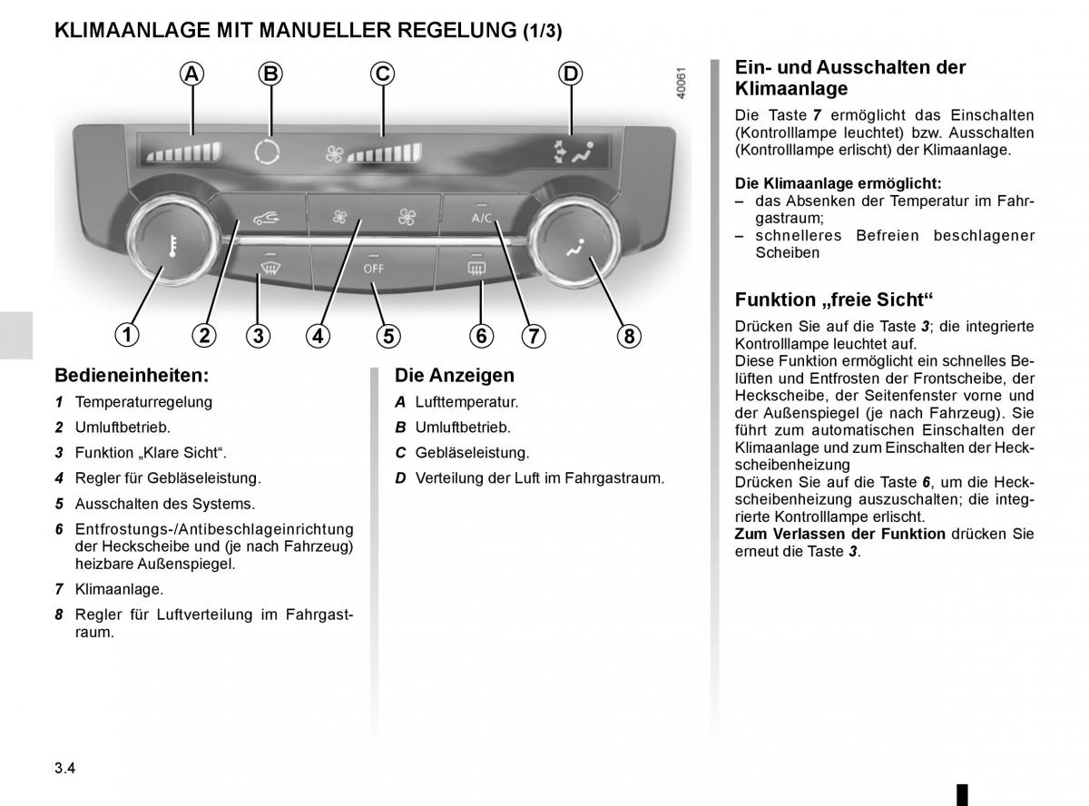 Renault Kadjar owners manual Handbuch / page 182