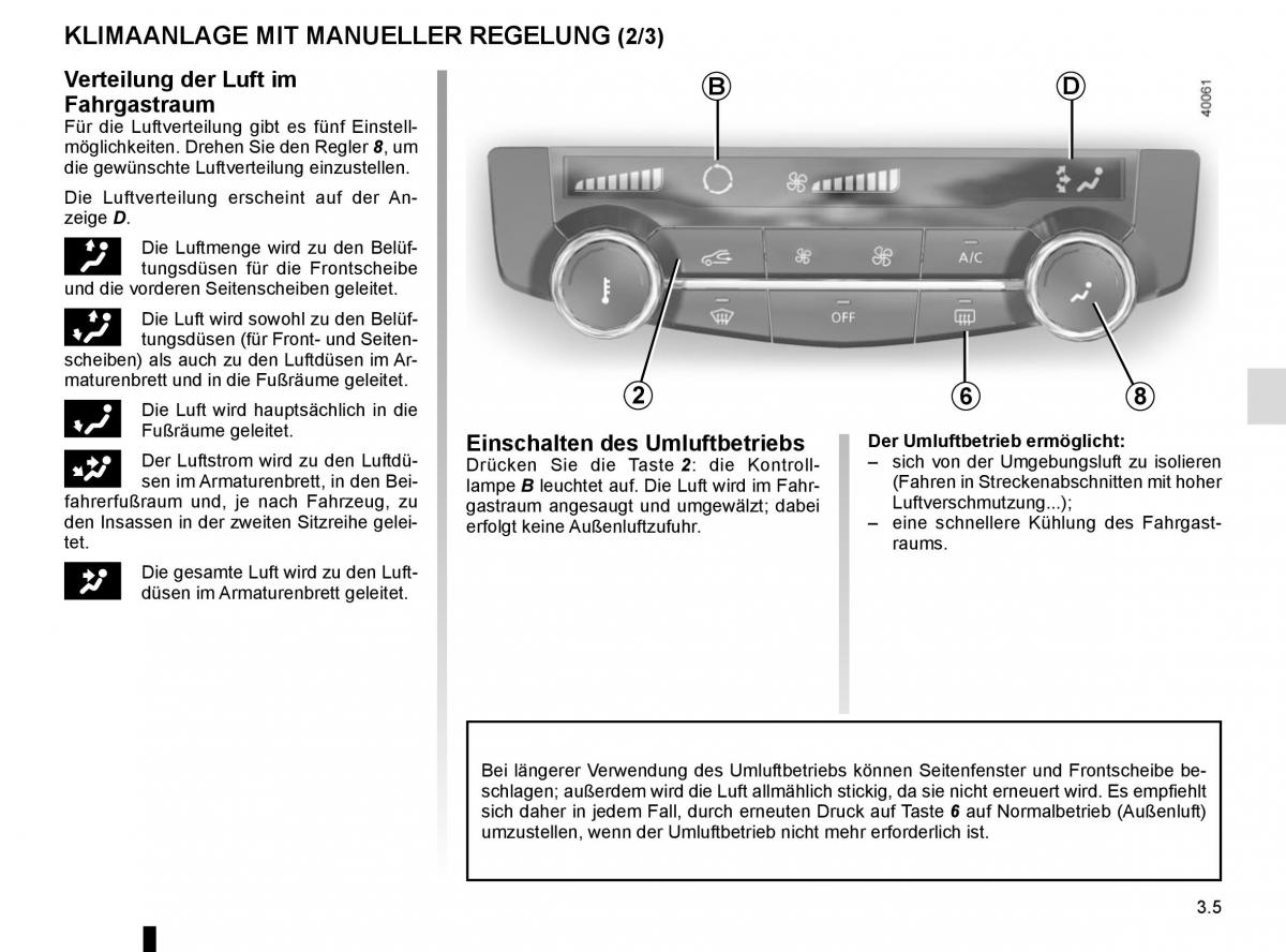 Renault Kadjar owners manual Handbuch / page 183