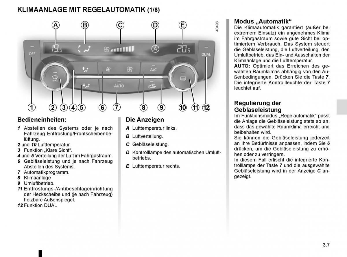 Renault Kadjar owners manual Handbuch / page 185