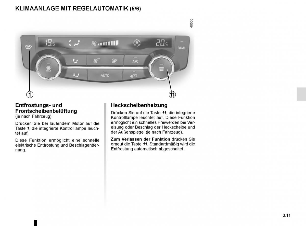 Renault Kadjar owners manual Handbuch / page 189