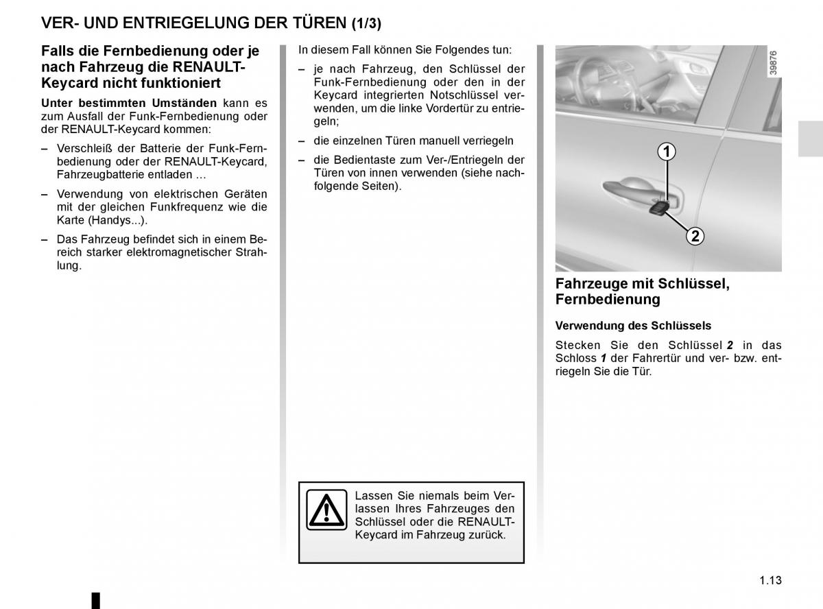 Renault Kadjar owners manual Handbuch / page 19