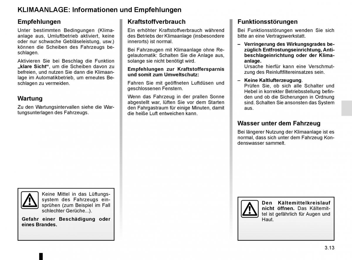 Renault Kadjar owners manual Handbuch / page 191