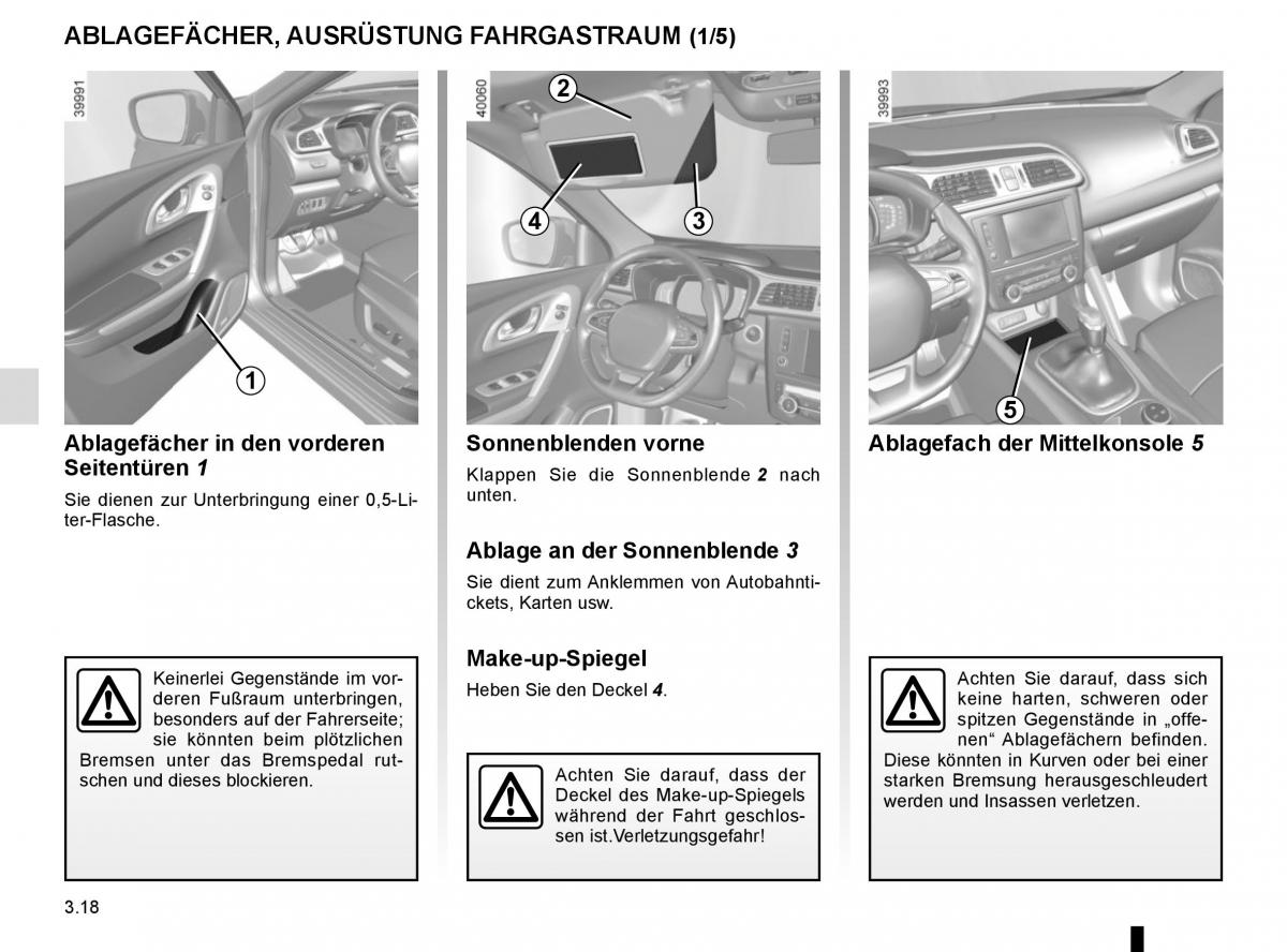 Renault Kadjar owners manual Handbuch / page 196