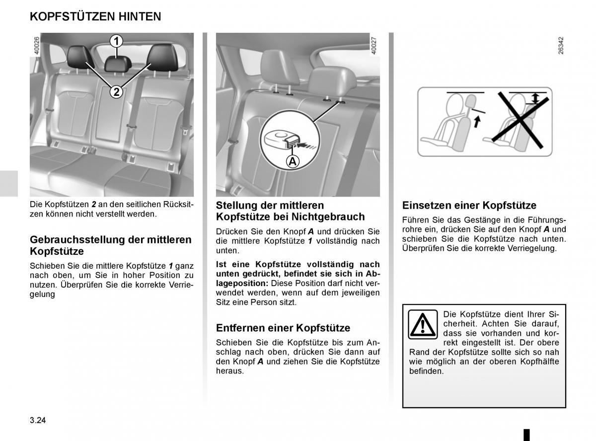 Renault Kadjar owners manual Handbuch / page 202