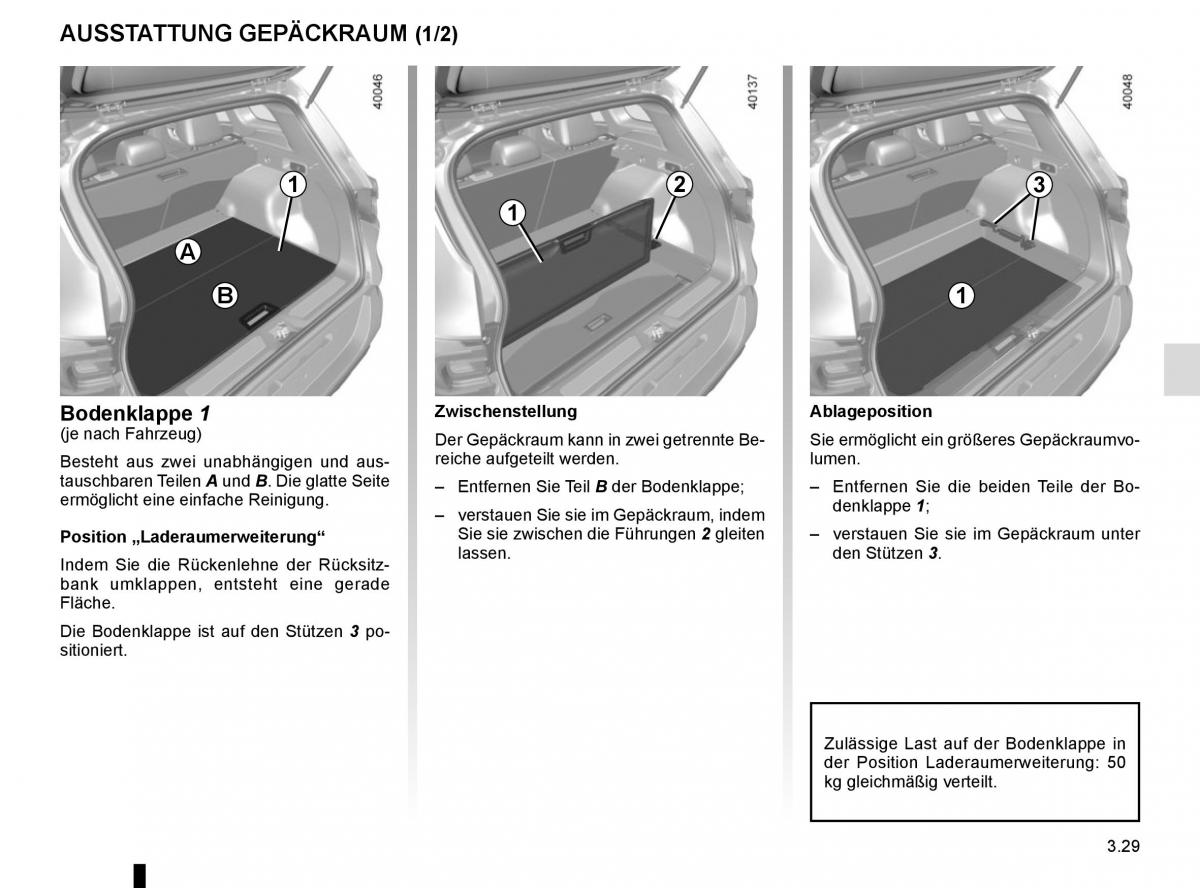 Renault Kadjar owners manual Handbuch / page 207