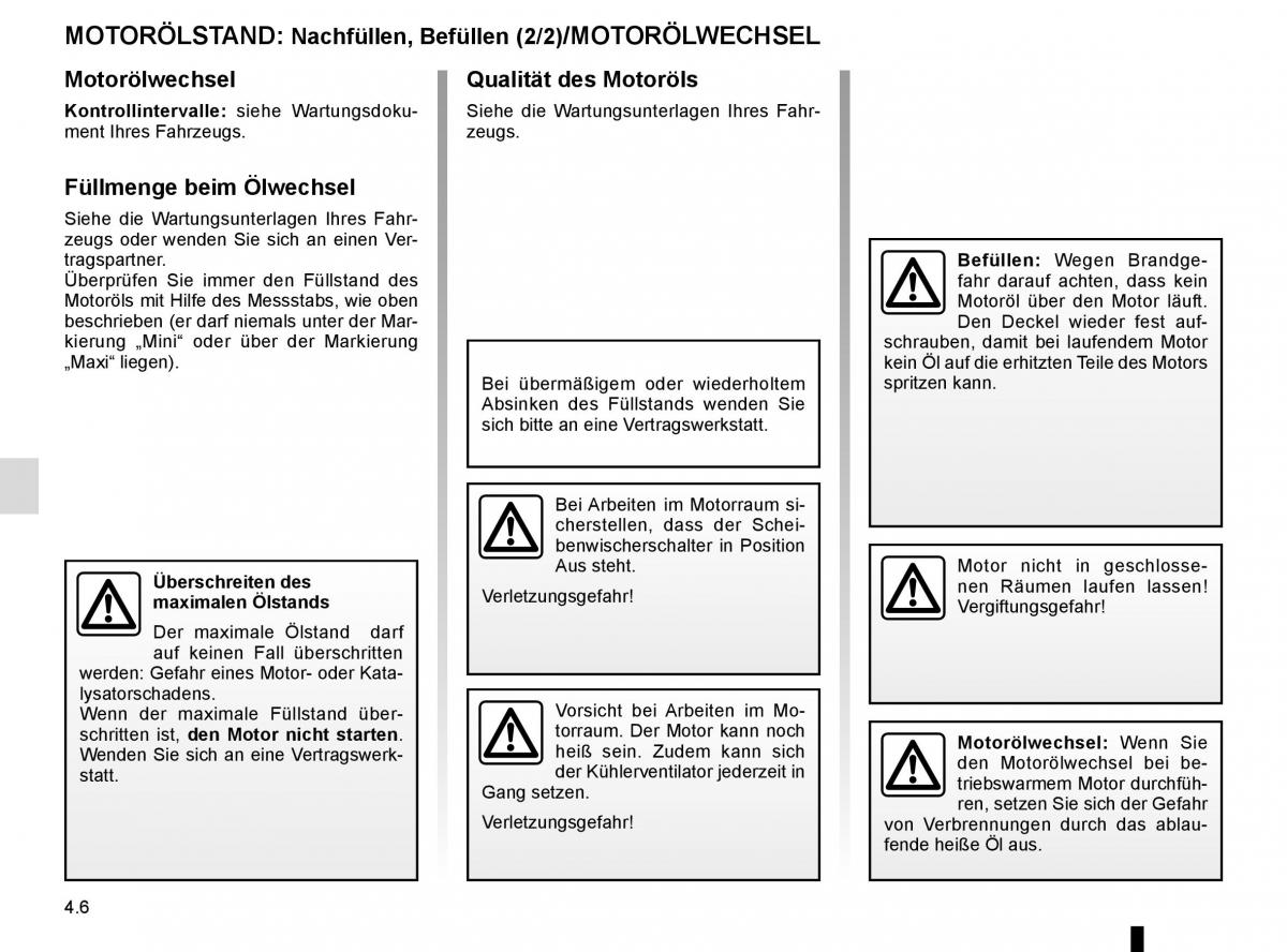 Renault Kadjar owners manual Handbuch / page 220