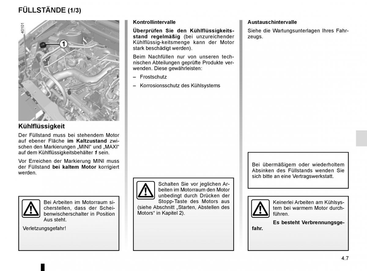 Renault Kadjar owners manual Handbuch / page 221