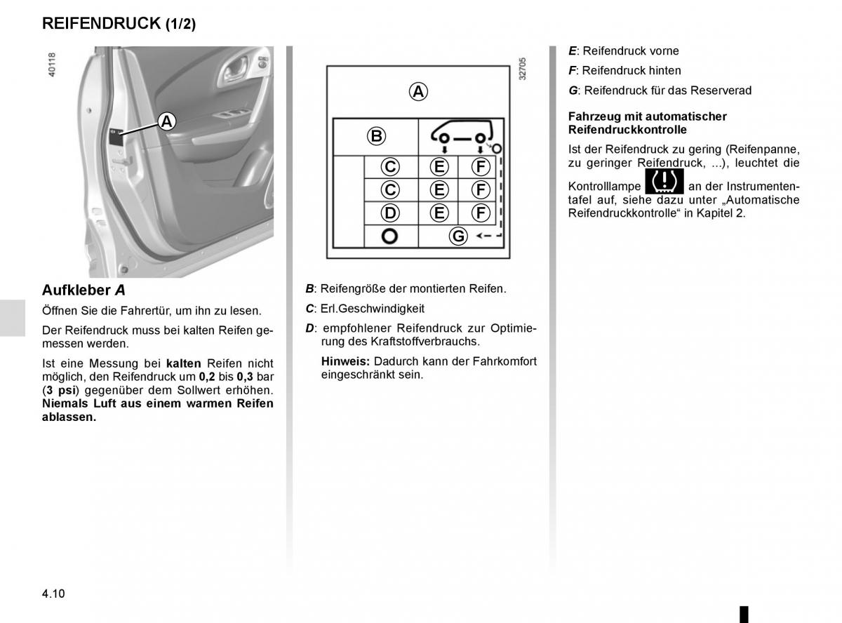 Renault Kadjar owners manual Handbuch / page 224