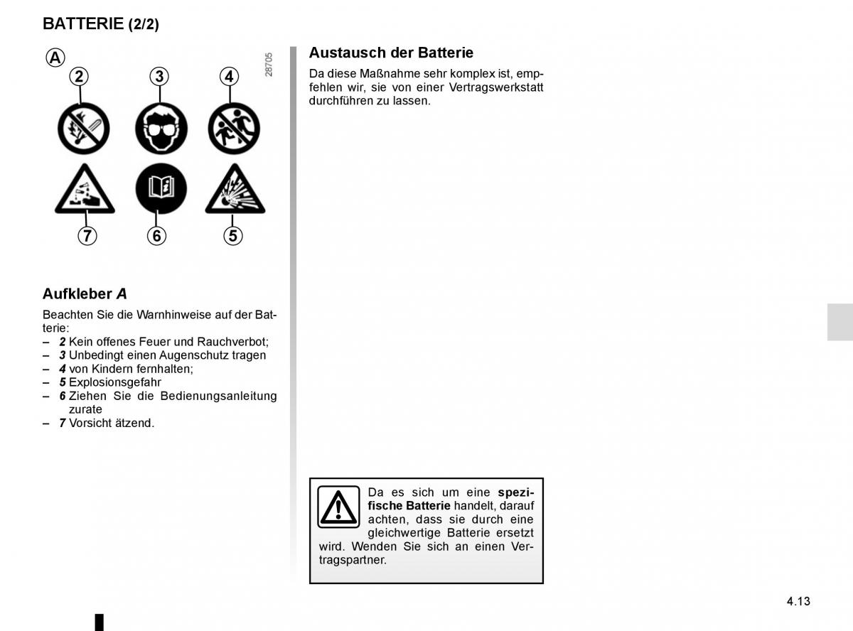 Renault Kadjar owners manual Handbuch / page 227