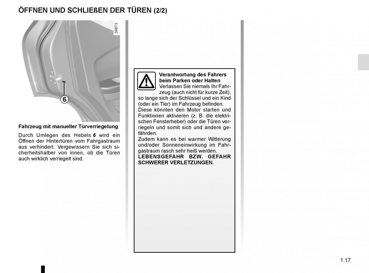 Renault Kadjar owners manual Handbuch / page 23