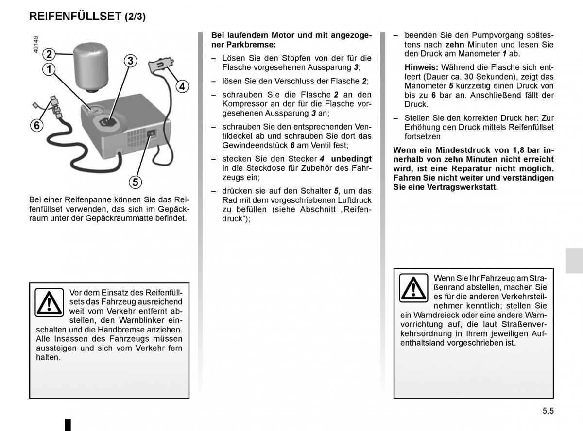 Renault Kadjar owners manual Handbuch / page 237