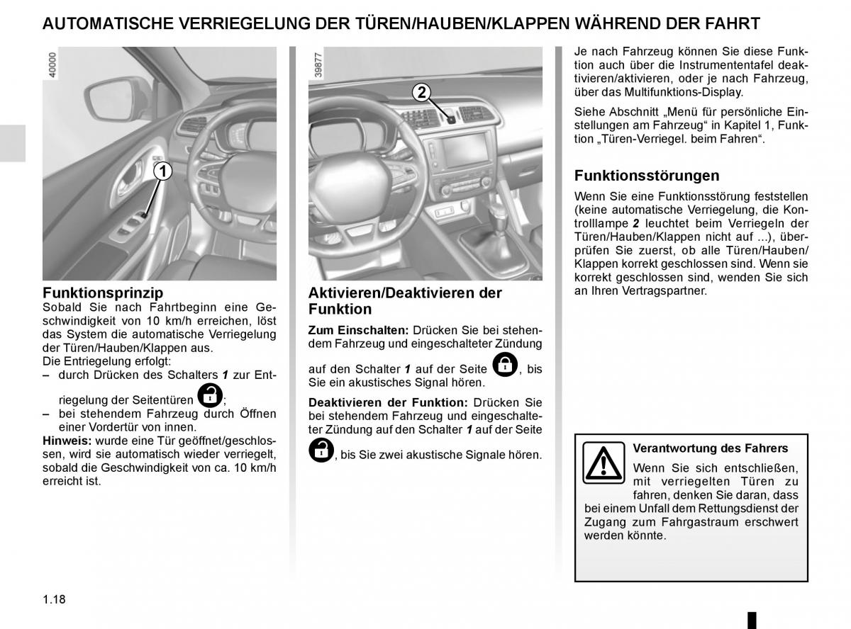 Renault Kadjar owners manual Handbuch / page 24