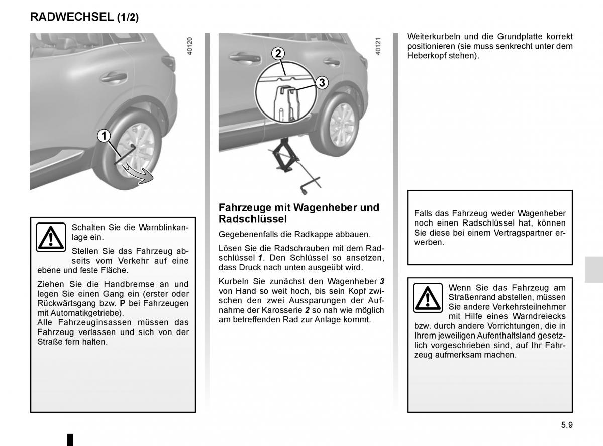 Renault Kadjar owners manual Handbuch / page 241